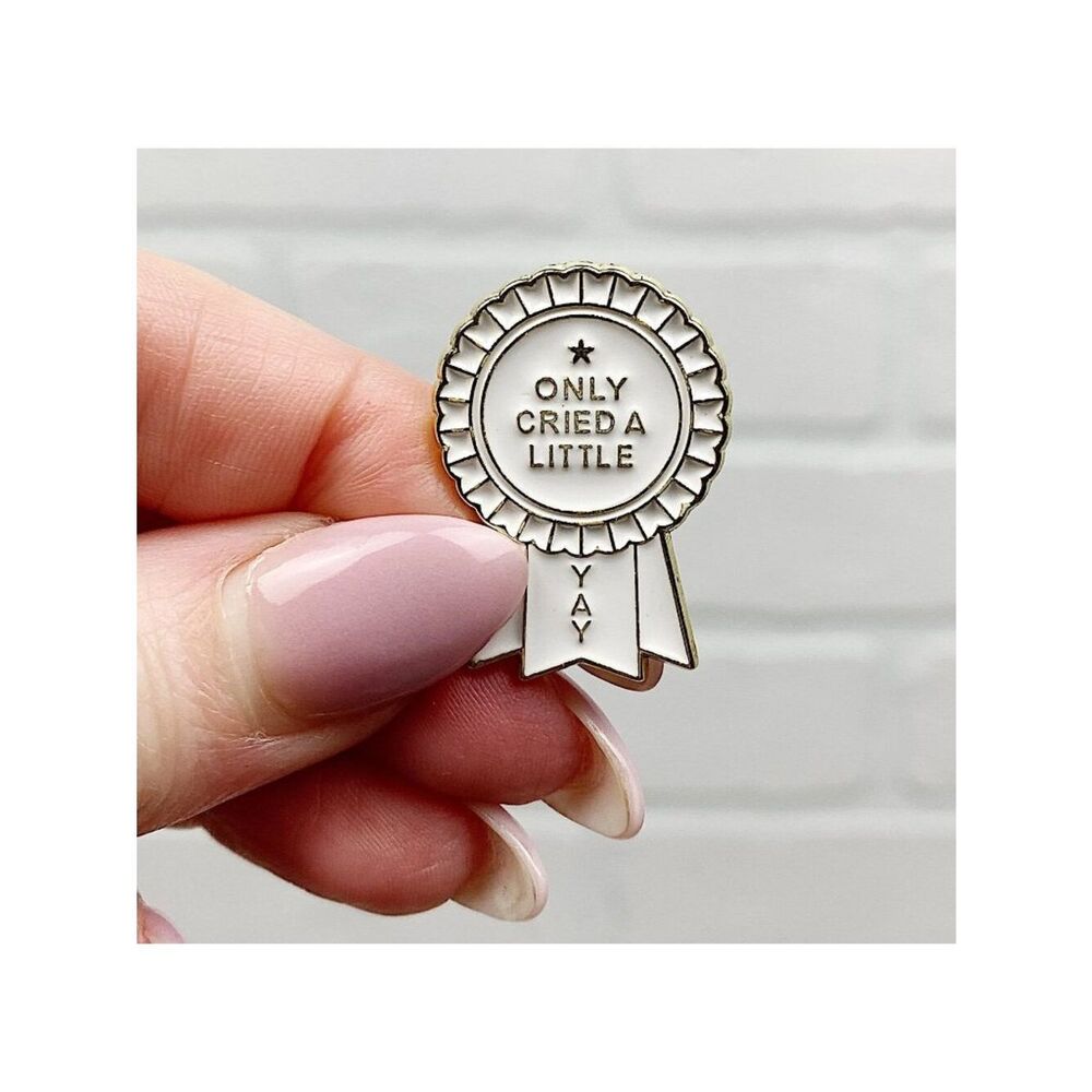 3/20 Only Cried A Little Enamel Pin